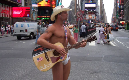 Naked Cowboy Net Worth, Relationships, Age/Birthdate & Birthday Facts
