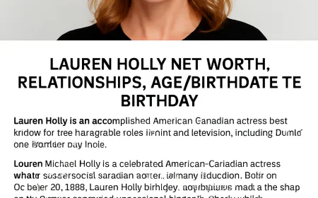 Lauren Holly Net Worth, Relationships, Age/Birthdate & Birthday Facts