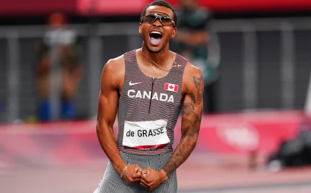 Andre De Grasse Net Worth, Relationships, Age/Birthdate & Birthday Facts