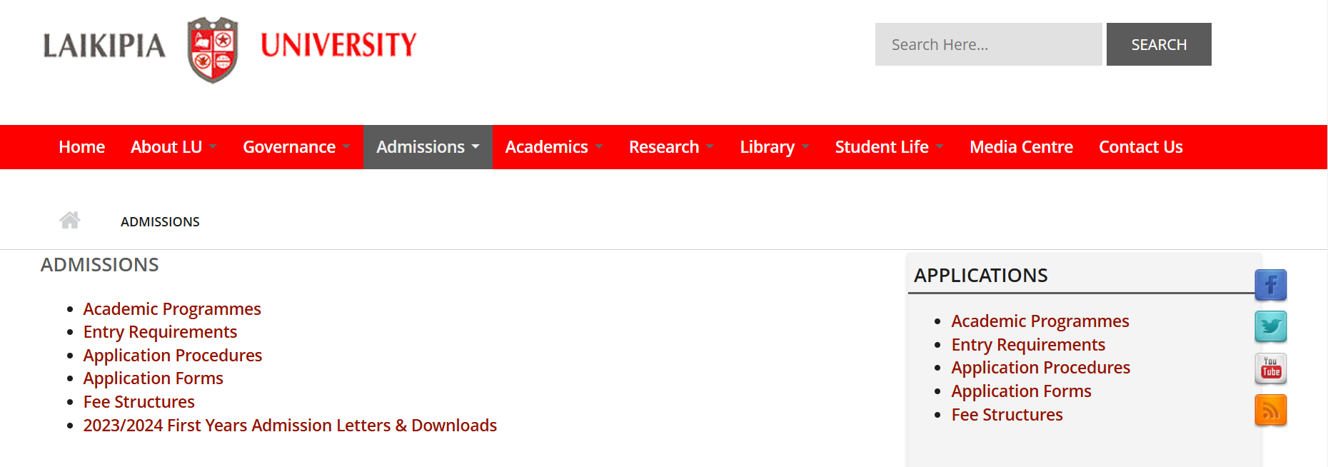 ADMISSIONS _ Laikipia University