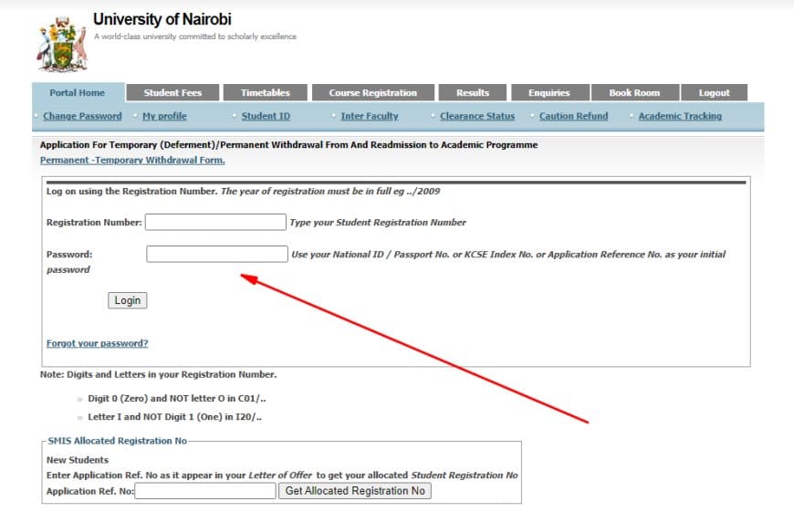 UON Student Portal Login: Course Registration & Results
