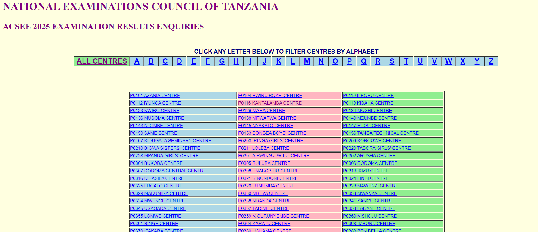 Tanzania’s ACSEE Results 2025 reveal high success rates and strict penalties for exam cheating.