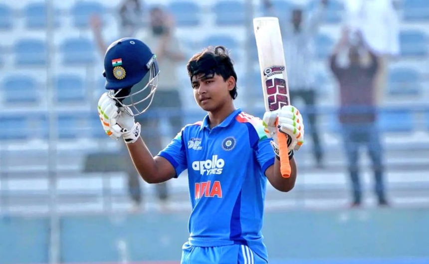 Vaibhav Sooryavanshi’s rise from Bihar to IPL stardom at 15, including records, U19 World Cup heroics, and his attacking style.