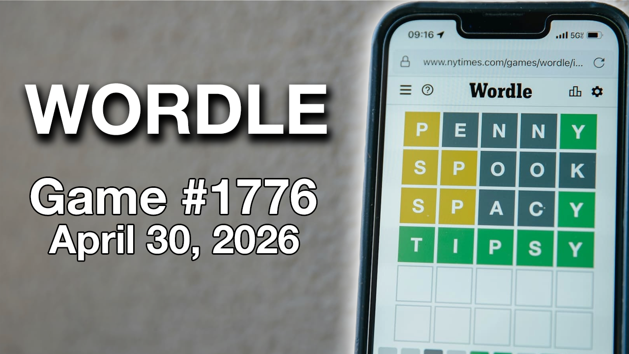 Discover the Wordle answer for April 30, 2026, plus hints, clues, and expert strategy to solve puzzle #1776 faster.