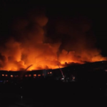 Ontario Fire Incident: Warehouse Blaze Sparks Response