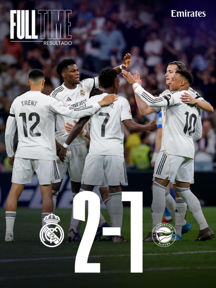 Real Madrid vs Alavés 2-1: Highlights, Result, Stats and Match Report