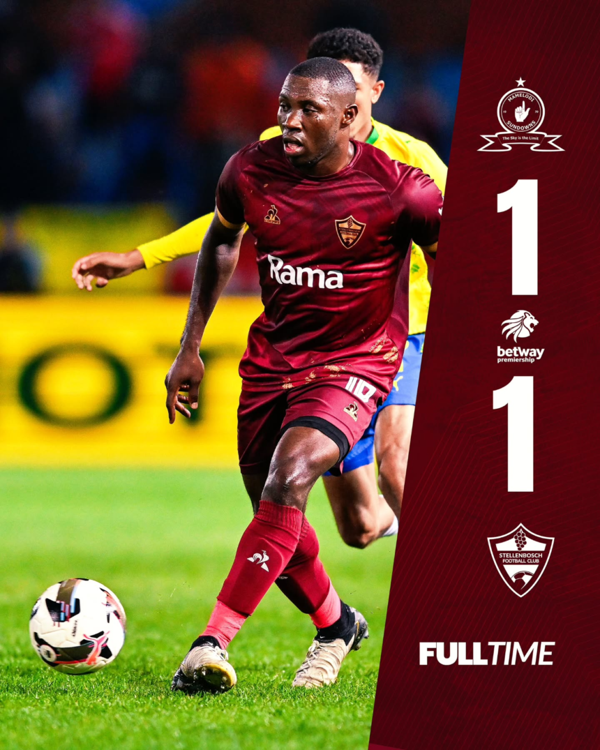 Mamelodi Sundowns vs Stellenbosch today result and key moments