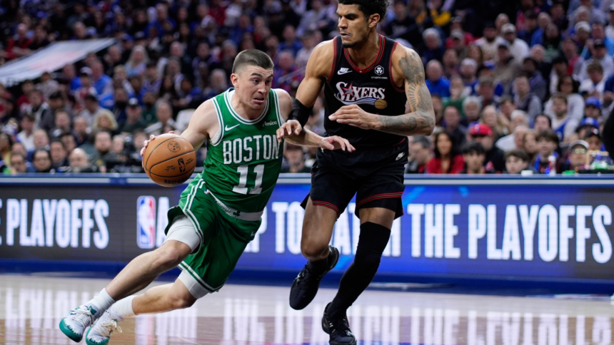 Payton Pritchard scores 32 points off the bench, leading Celtics to a 3-1 playoff lead over the 76ers. Full performance breakdown and analysis.