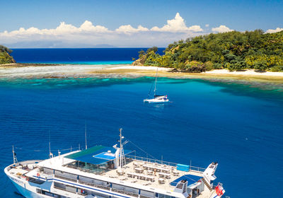 Cruise Ship Hits Reef Near Cast Away Island in Fiji