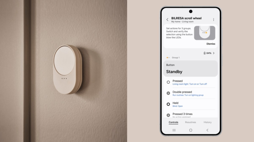 Samsung enables direct integration of IKEA smart devices into SmartThings, simplifying setup and expanding smart home automation capabilities.