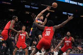 Suns score today shows a 119-105 loss to the Rockets. Full breakdown, stats, and key moments from the Phoenix game.