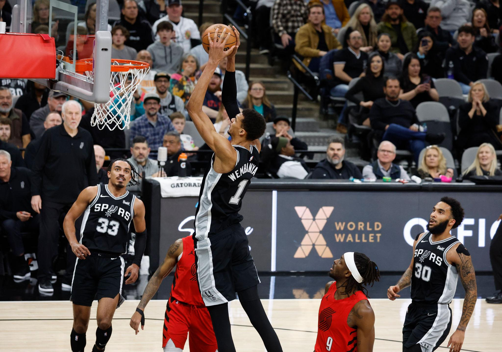 Spurs vs Trail Blazers Result: San Antonio Wins 112-101