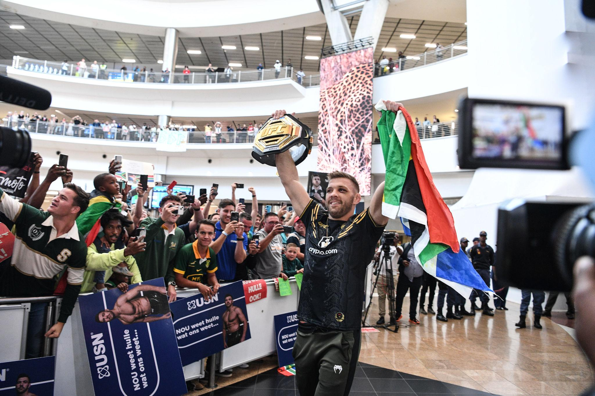 Dricus Du Plessis biography, net worth, age, wife, UFC record, next fight, and latest news. Full profile with career highlights and personal life details.