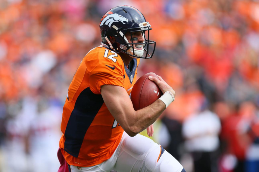 Former Broncos QB Paxton Lynch suffers a season-ending LCL injury during his arena football comeback with the Colorado Spartans.