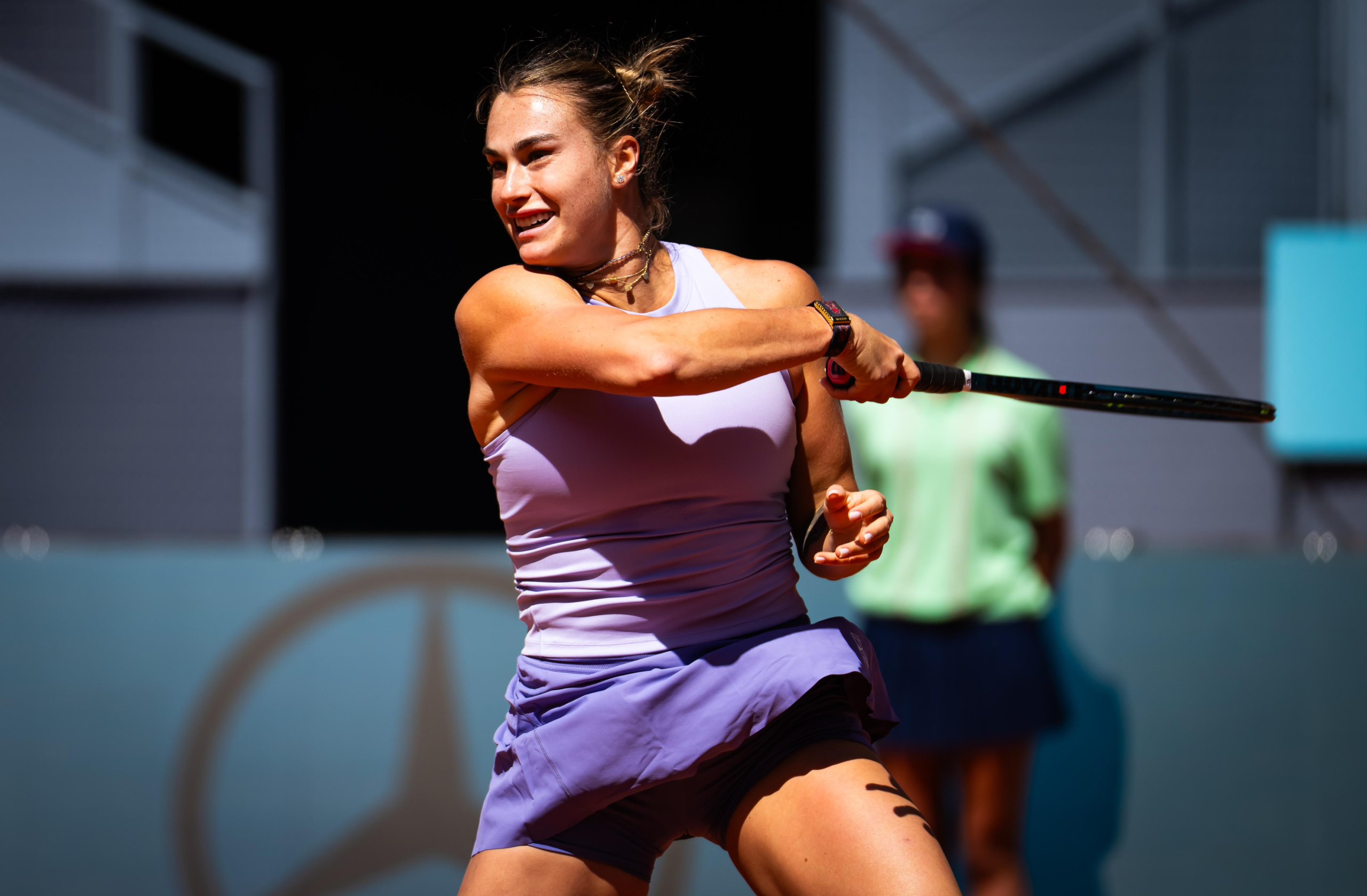 Aryna Sabalenka enters Madrid 2026 in dominant form, chasing records and extending her lead as world No. 1.