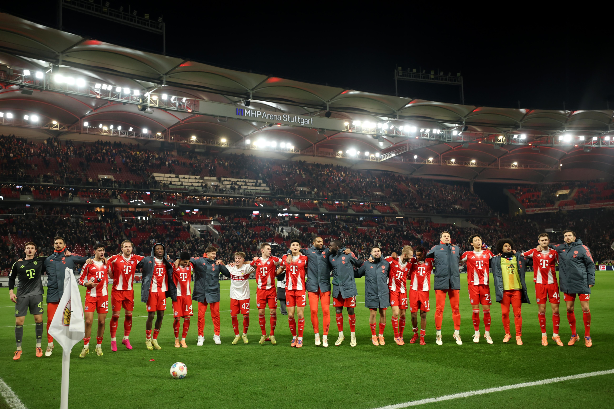 Bayern Munich beat Stuttgart 4-2 to win the Bundesliga title. Full match report, goals, stats, and reaction from Allianz Arena.