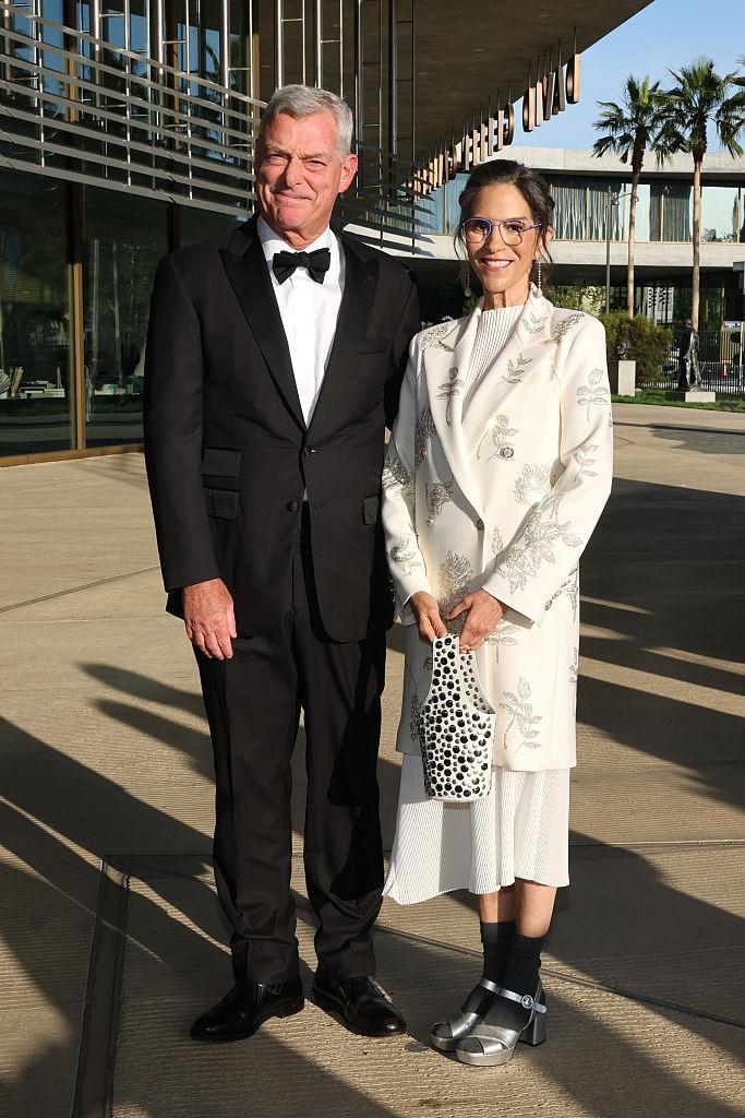 Jami Gertz and Tony Ressler make a rare LACMA gala appearance, highlighting their $50M donation, NBA ownership, and shift from Hollywood to billionaire status.