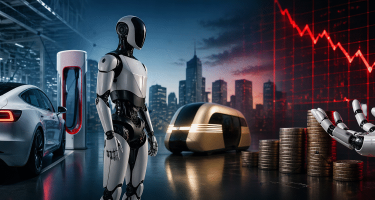 Tesla (TSLA) invests $25B in AI and robotics. Explore earnings, stock trends, and investor concerns in 2026.