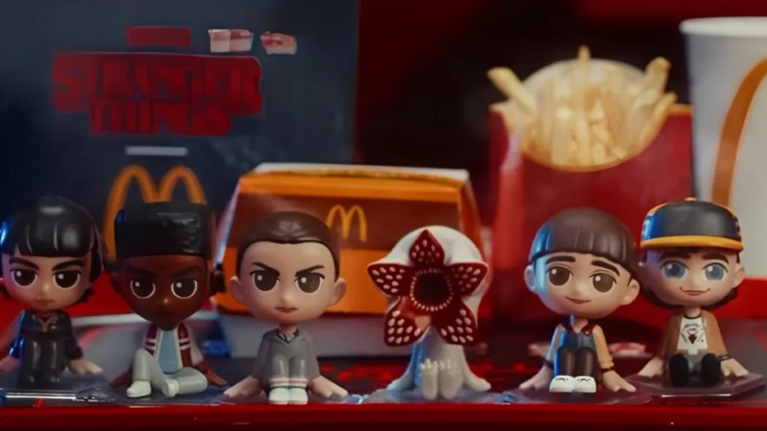 Discover McDonald’s Stranger Things Happy Meal, featuring toys, QR games, and a global rollout starting May 2026.