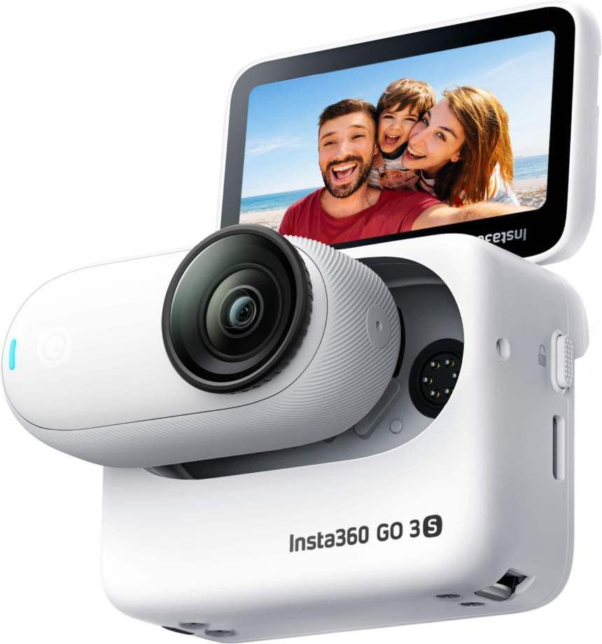 Insta360 Go 3S Retro Bundle replaces the Action Pod with a waist-level optical viewfinder, film-style filters, battery pack, and retro design.