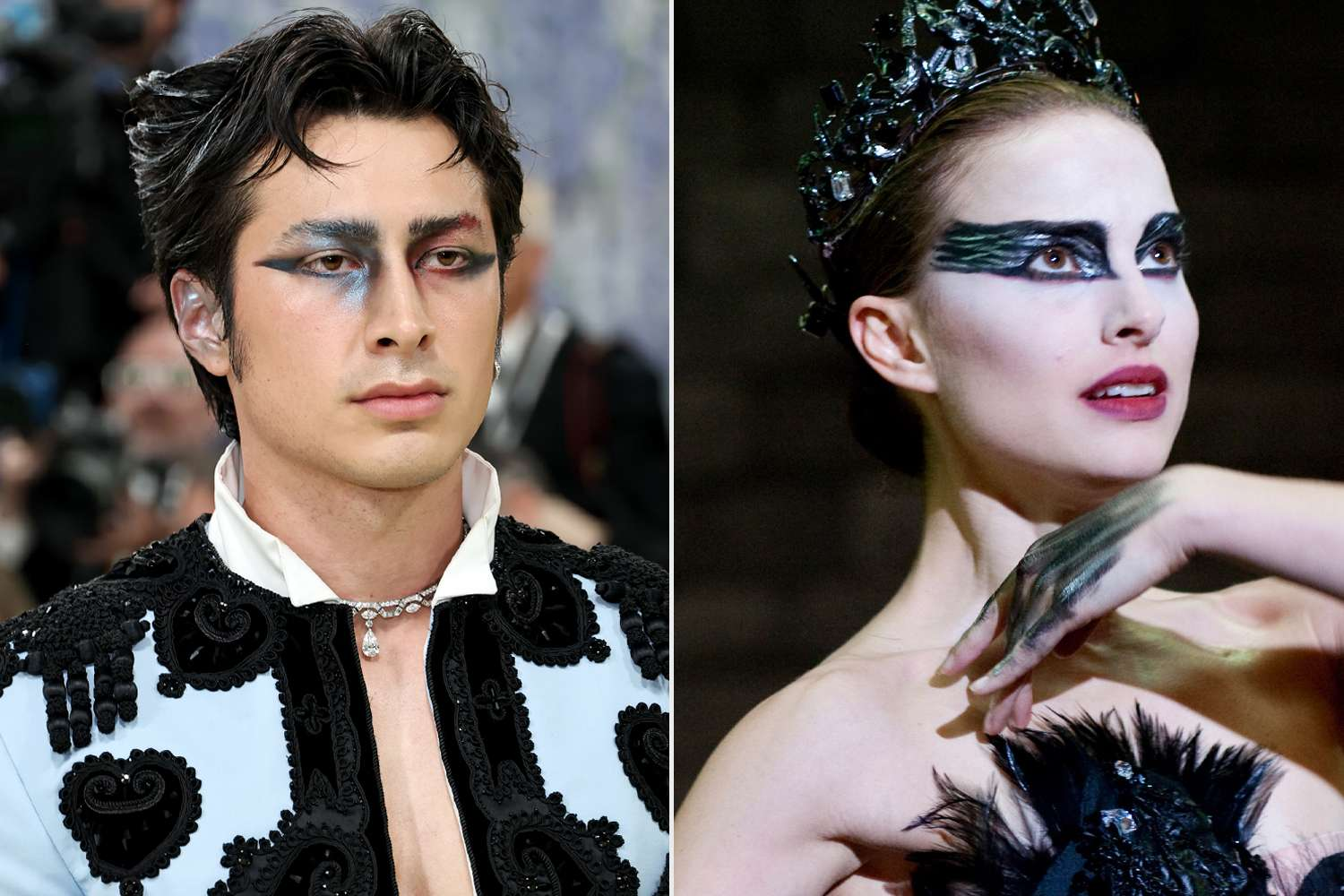 Explore Hudson Williams’ Met Gala 2026 debut, from his Balenciaga matador look to Black Swan-inspired makeup and cultural impact.