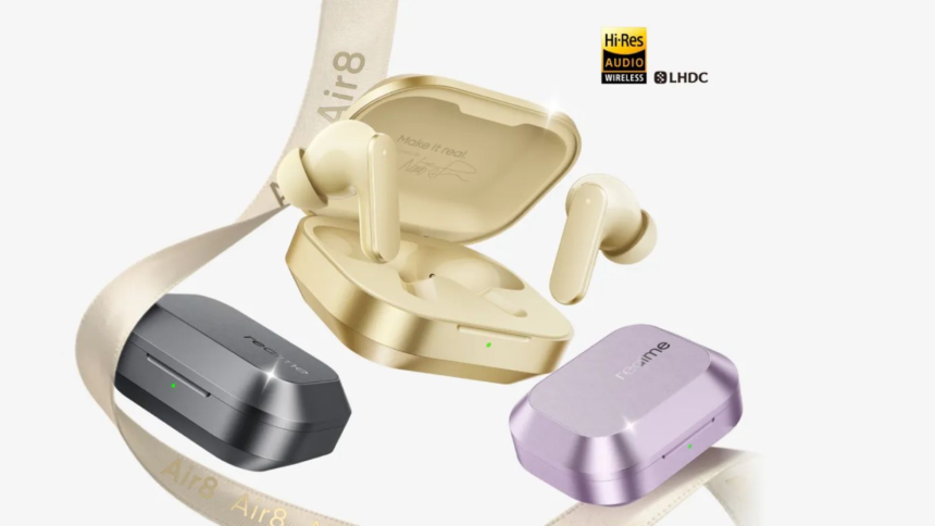 Realme will launch the Watch S5 and Buds Air8 Pro in India on May 22 with AI features, 55dB ANC, AMOLED display, and long battery life.