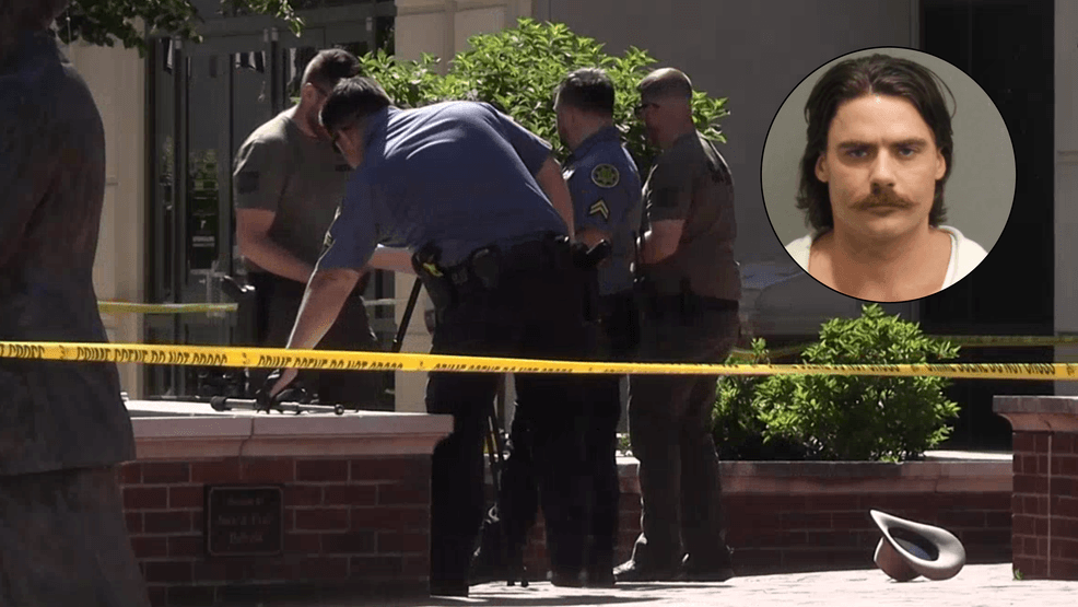 Dalton Eatherly, known as Chud the Builder, faces attempted murder charges after a Tennessee courthouse shooting.