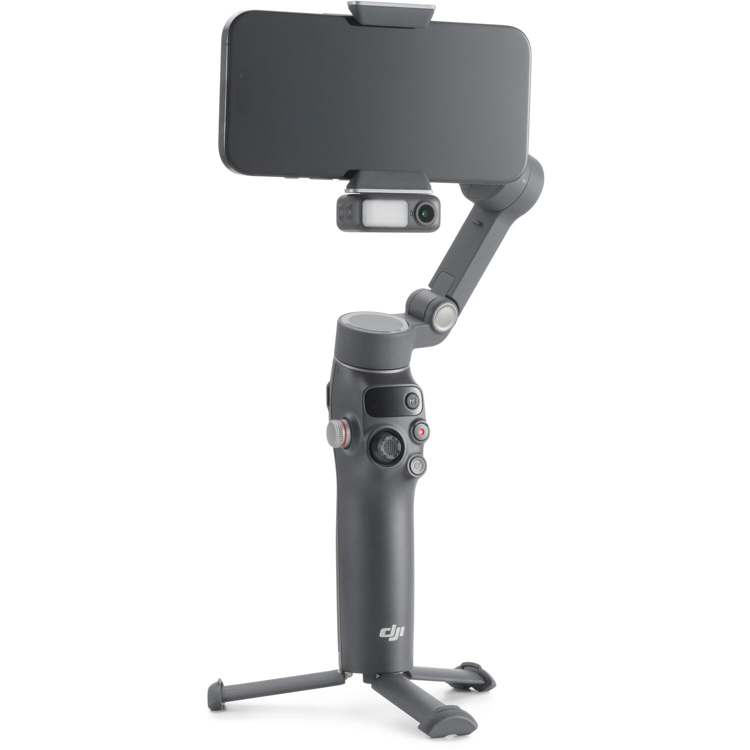 DJI launches the Osmo Mobile 8P smartphone gimbal with a detachable touchscreen remote, AI tracking, and 360-degree cinematic shooting.
