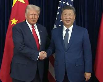 Donald Trump meets Xi Jinping in Beijing as trade, Iran, Taiwan, and AI dominate a critical U.S.-China summit.