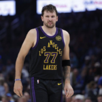 Luka Dončić biography featuring age, net worth, Lakers career, stats, family, relationships, injury updates, and latest NBA news.
