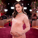 Hailee Steinfeld shared the first photos of her baby daughter with Josh Allen during an emotional Mother’s Day celebration.