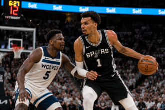 Victor Wembanyama leads the Spurs past the Timberwolves in Game 5 as San Antonio moves one win from the Western Conference Finals.