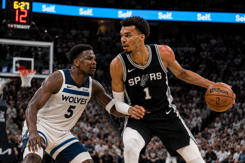Victor Wembanyama leads the Spurs past the Timberwolves in Game 5 as San Antonio moves one win from the Western Conference Finals.