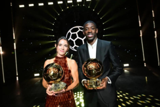 Harry Kane leads the latest 2026 Ballon d’Or ranking, with Michael Olise, Declan Rice, Dembélé, Yamal and Mbappé in pursuit.