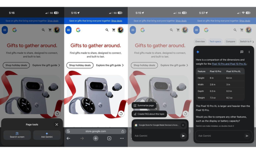 Google Gemini gets a redesigned interface with new tools, animated visuals, and expanded AI features rolling out first on iOS users.