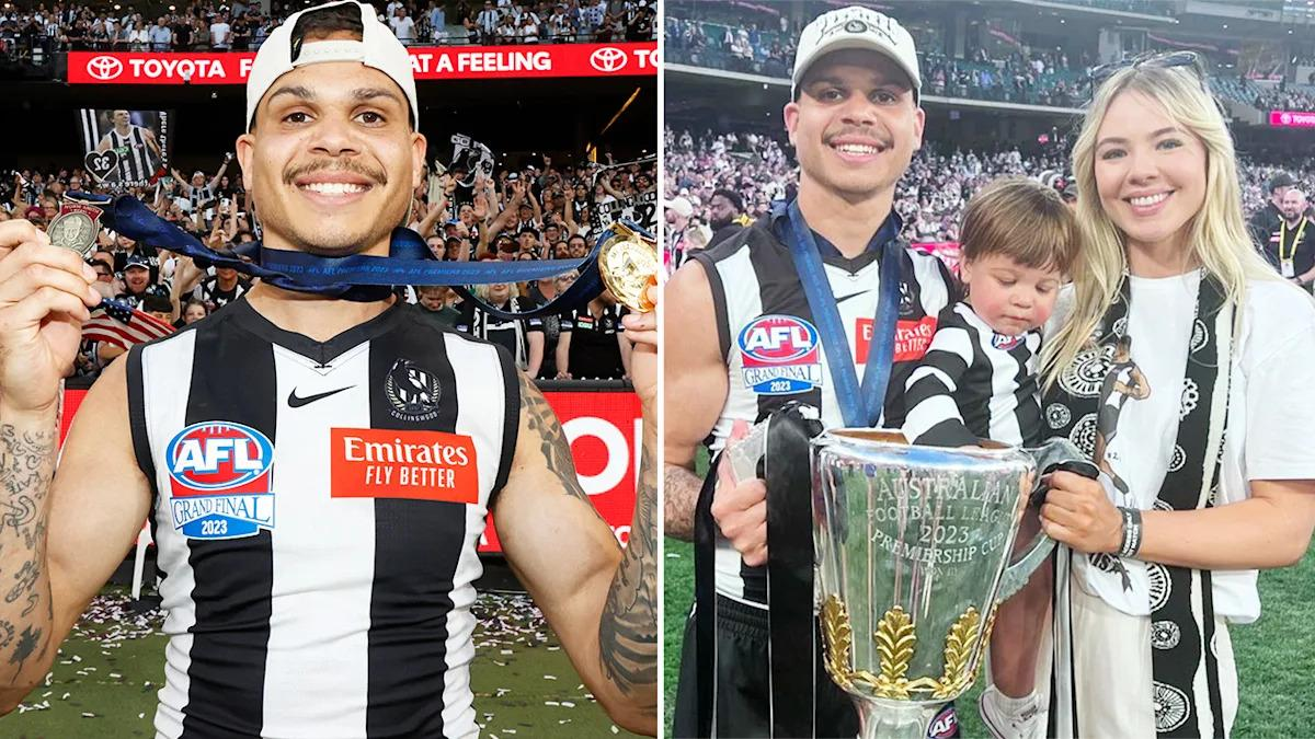 Bobby Hill’s AFL comeback is delayed as the Collingwood star prepares to welcome a third child with partner Georgia Devlin.