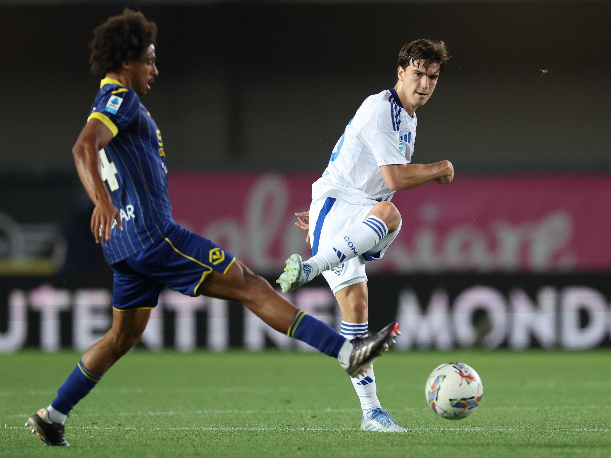 Como chase European qualification as Cesc Fabregas leads an impressive Serie A campaign against relegated Hellas Verona.