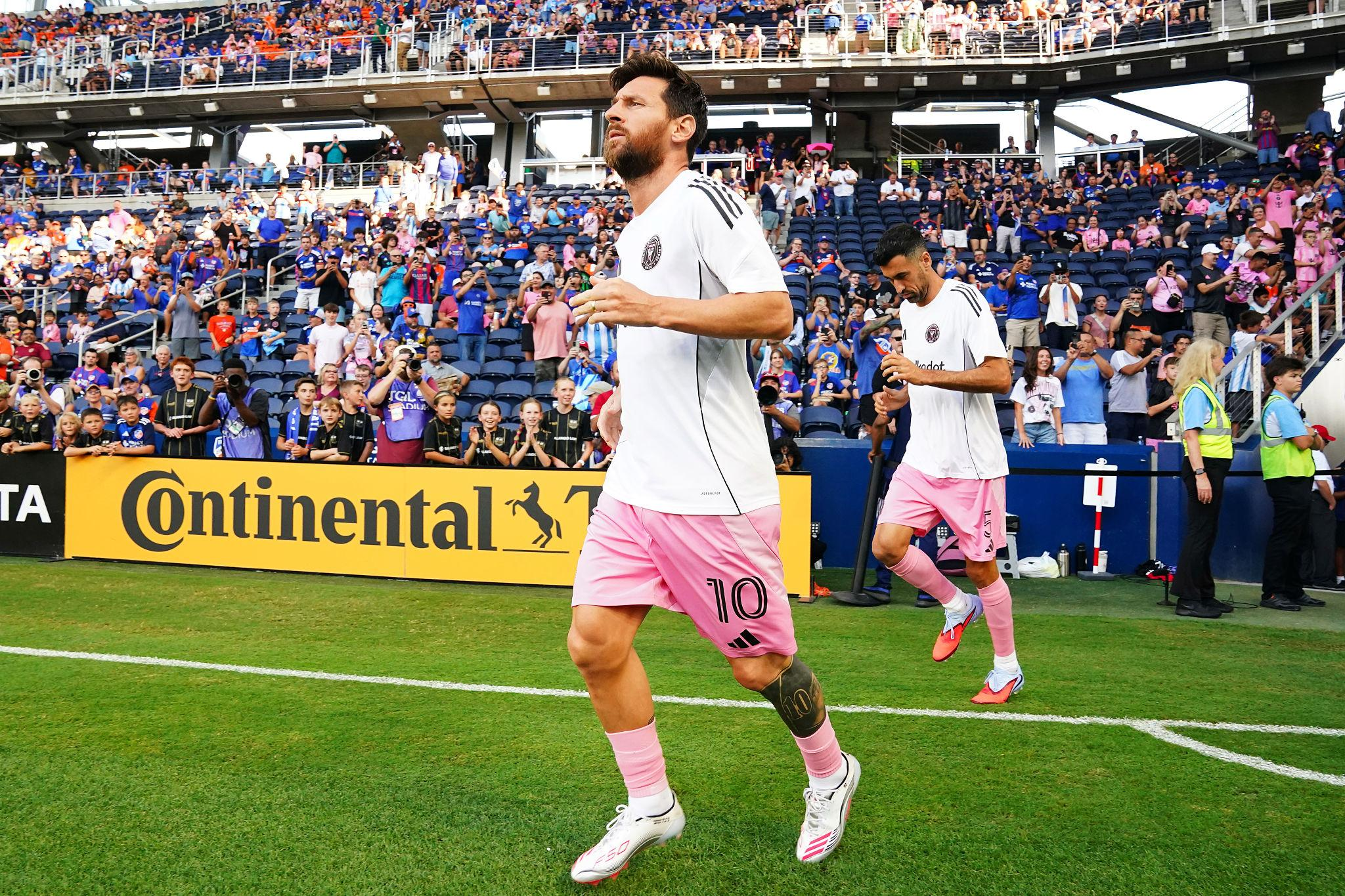 Lionel Messi scored twice as Inter Miami beat FC Cincinnati 5-3 in a dramatic MLS match at TQL Stadium.