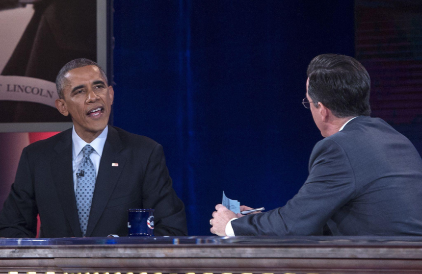Barack Obama’s Colbert interview covered executive power, justice system independence, Democratic messaging and the Obama Presidential Center.