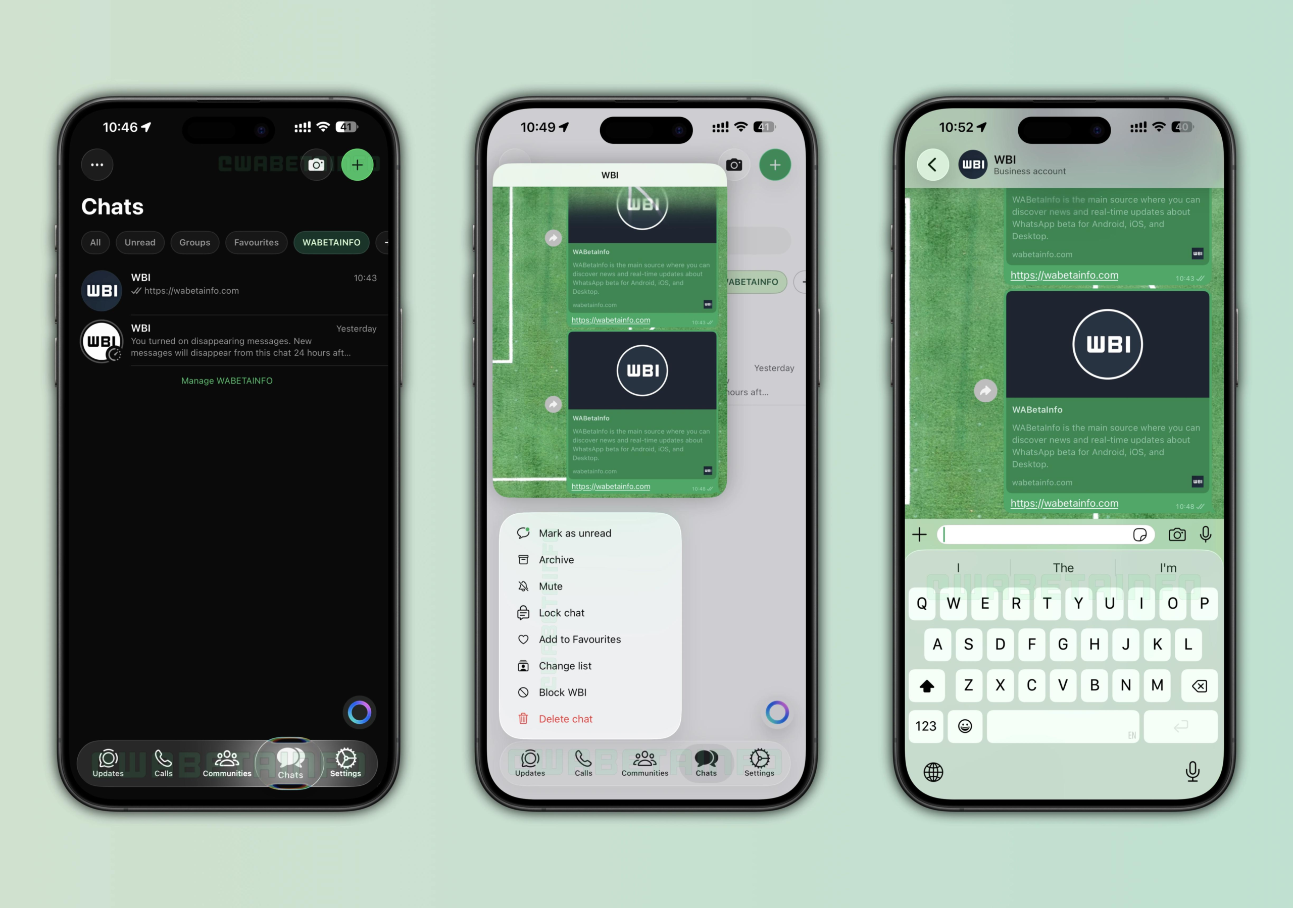 WhatsApp’s new Liquid Glass redesign leaks, revealing a floating chat bar and transparent UI inspired by iOS 26.