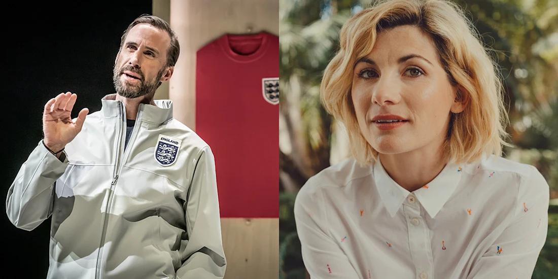 Jodie Whittaker stars as Pippa Grange in BBC’s Dear England, the Gareth Southgate drama debuting on May 24.