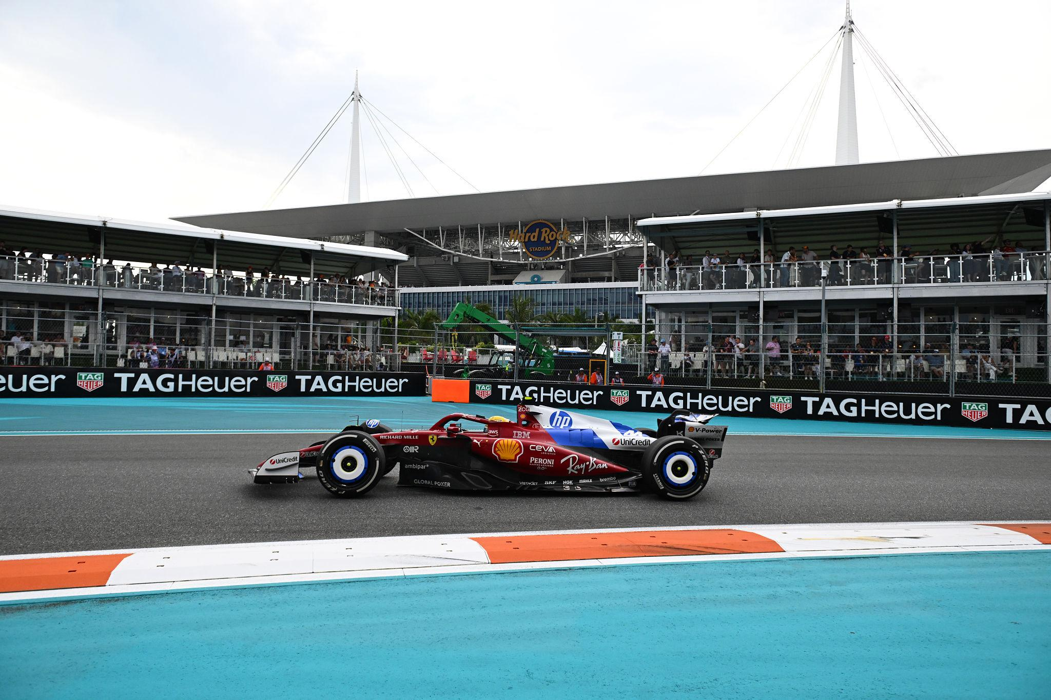 Lewis Hamilton endured another difficult Ferrari weekend as technical problems and Miami GP chaos raised fresh concerns for the Scuderia.