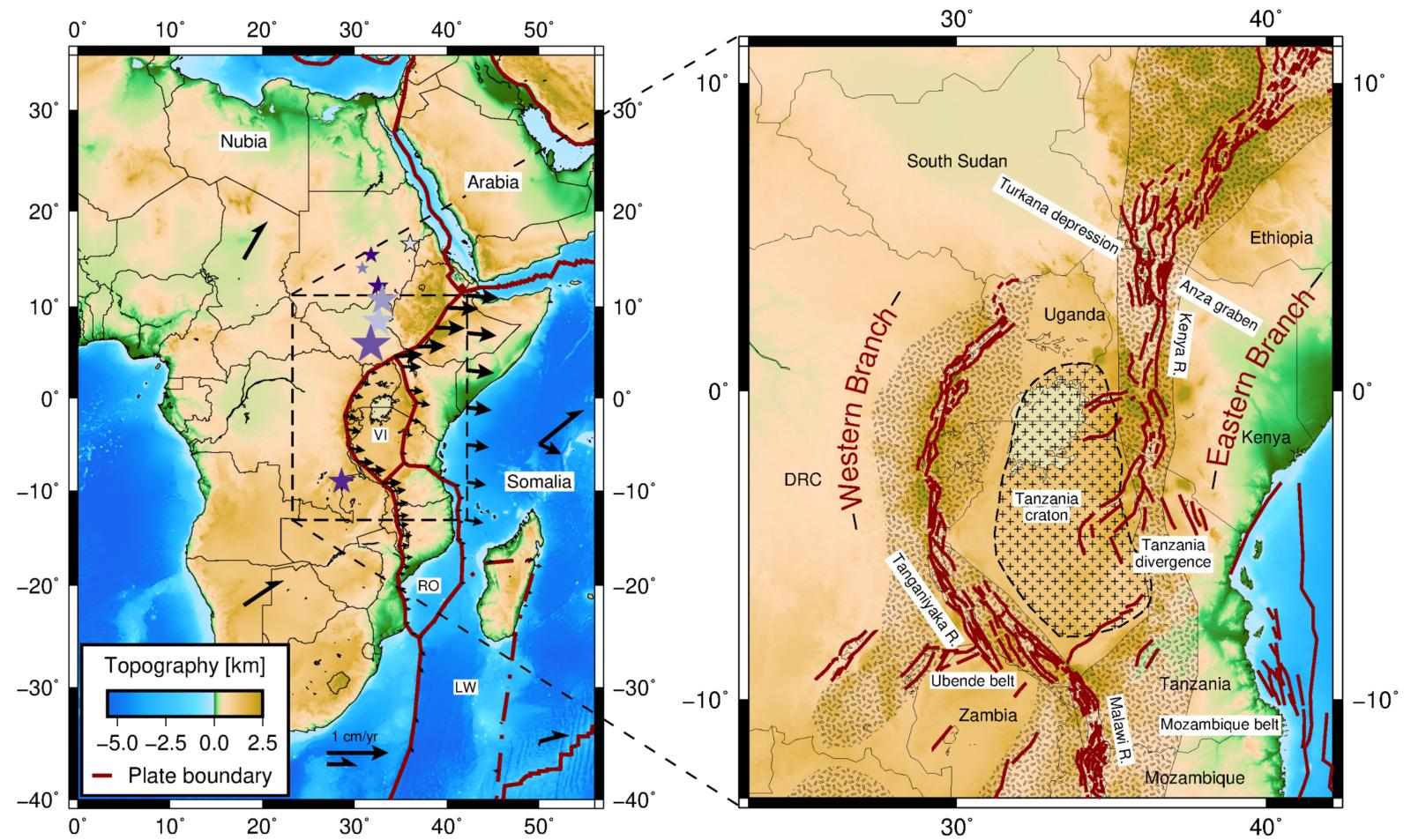 Discover how the African Plate is splitting, forming a new ocean and reshaping East Africa through powerful tectonic processes.