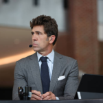 Bob Myers biography covering age, net worth, salary, family, relationships, Warriors legacy, Sixers role, Commanders work and HBSE career.