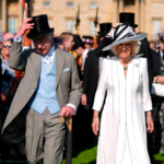 Queen Camilla joined King Charles at Buckingham Palace for a royal garden party celebrating service, tradition and royal style.