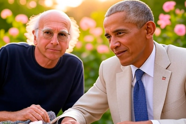 Barack Obama visits Toronto for a major keynote speech while also starring in a new HBO comedy teaser with Larry David.