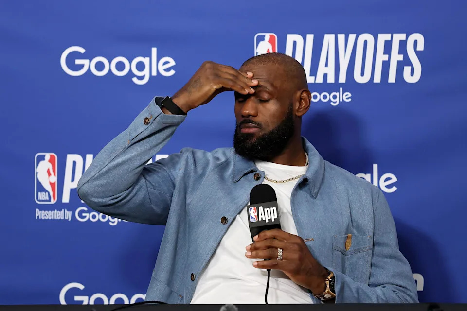 LeBron James remains undecided about his NBA future after the Lakers’ playoff sweep by Oklahoma City.