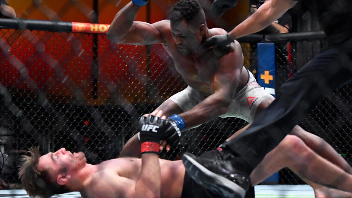 Francis Ngannou returned with a brutal KO win over Philipe Lins and immediately called out Jon Jones and Jake Paul.
