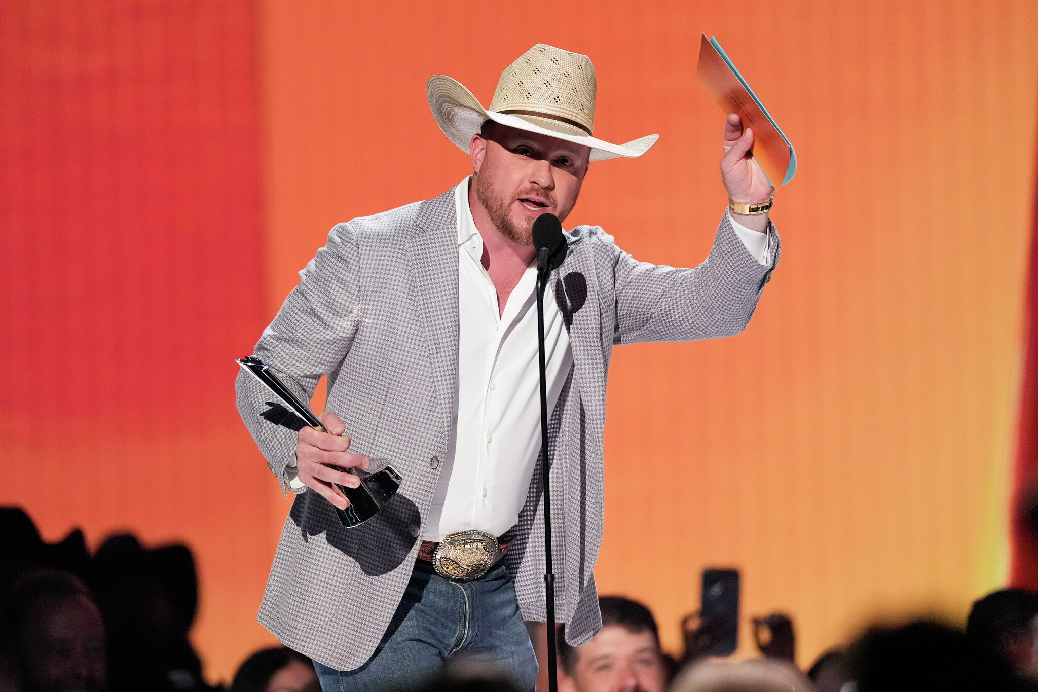 Cody Johnson won Entertainer of the Year and Male Artist of the Year at the 2026 ACM Awards, marking a defining moment in his country career.